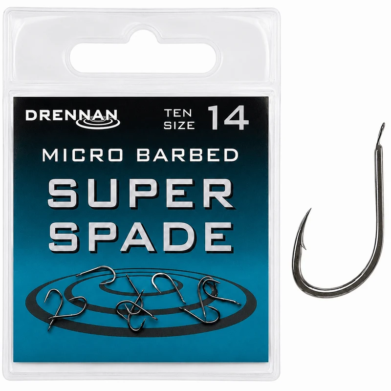 Super Spade Micro Barbed – Haak met Bled en met Weerhaak 🎁