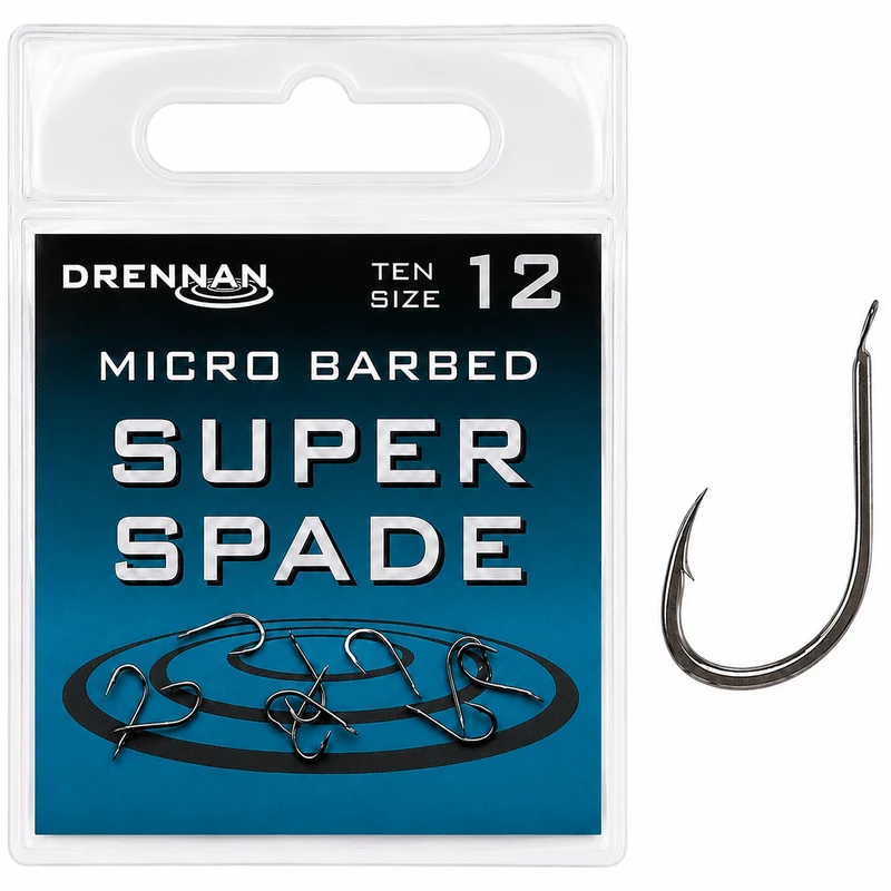 Super Spade Micro Barbed – Haak met Bled en met Weerhaak 🎁