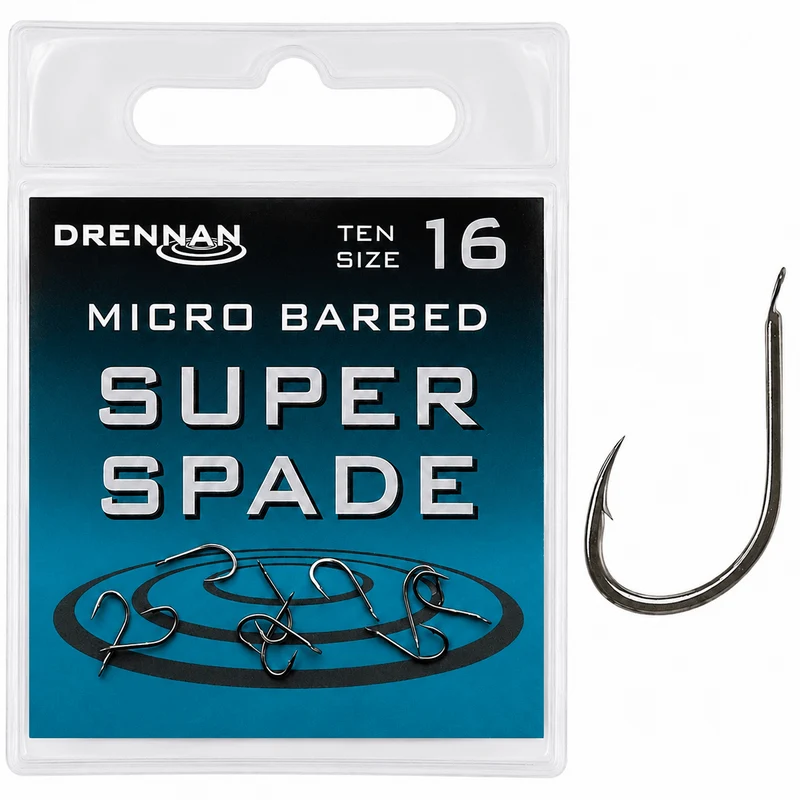 Super Spade Micro Barbed – Haak met Bled en met Weerhaak 🎁