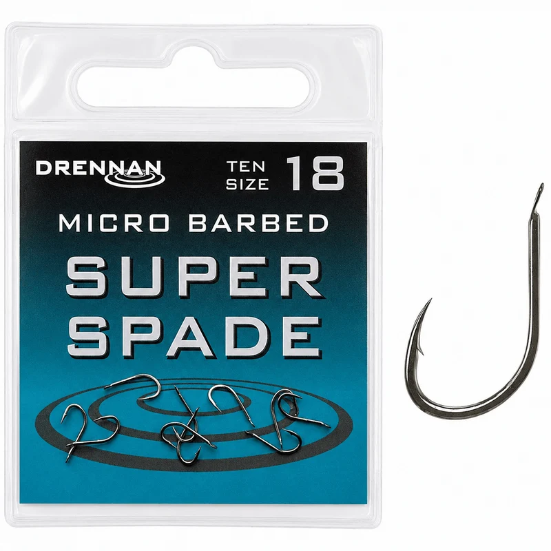 Super Spade Micro Barbed – Haak met Bled en met Weerhaak 🎁