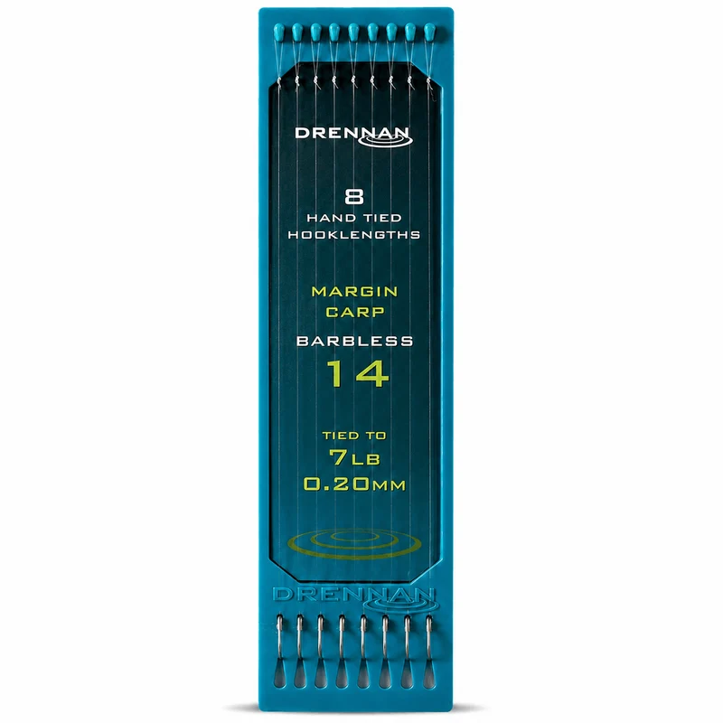 MARGIN CARP BARBLESS HOOKLENGTHS 6" – 15 cm Onderlijnen zonder Weerhaak