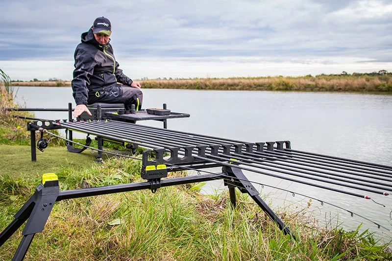 12 Kit Roost – Steun voor 12 Topsets of Hengels