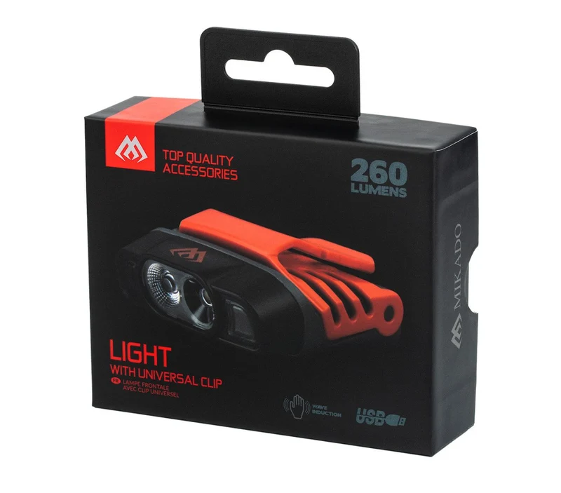 Lampe frontale Mikado avec clip universel