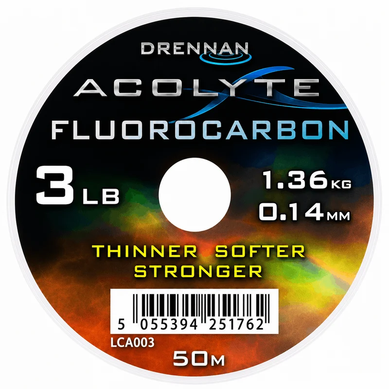 ACOLYTE FLUOROCARBON 50m – Fluorocarbon Vislijn 💰