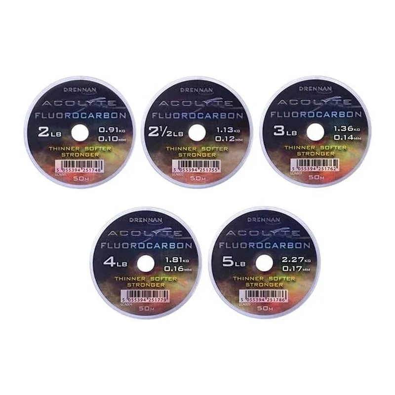 ACOLYTE FLUOROCARBON 50m – Fluorocarbon Vislijn 💰
