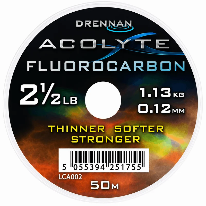 ACOLYTE FLUOROCARBON 50m – Fluorocarbon Vislijn 💰