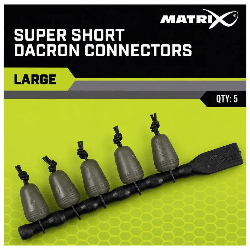 Super Short Dacron Connectors – Extra Korte Dacronconnectoren (5 stuks)