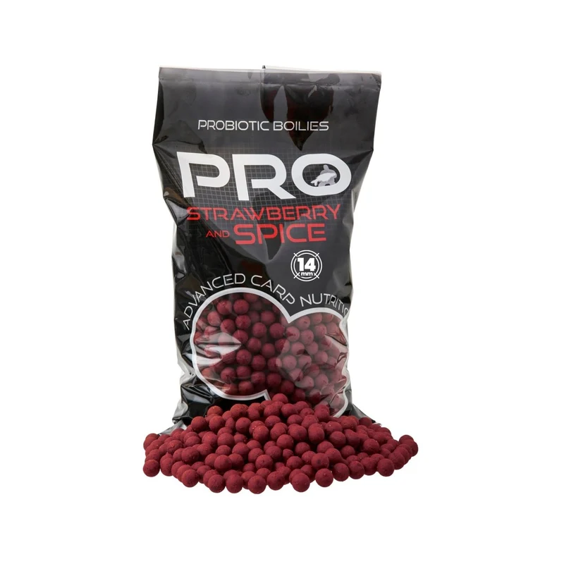 Bouillette Starbaits Probiotic Strawberry Spice 14 mm 2 kg