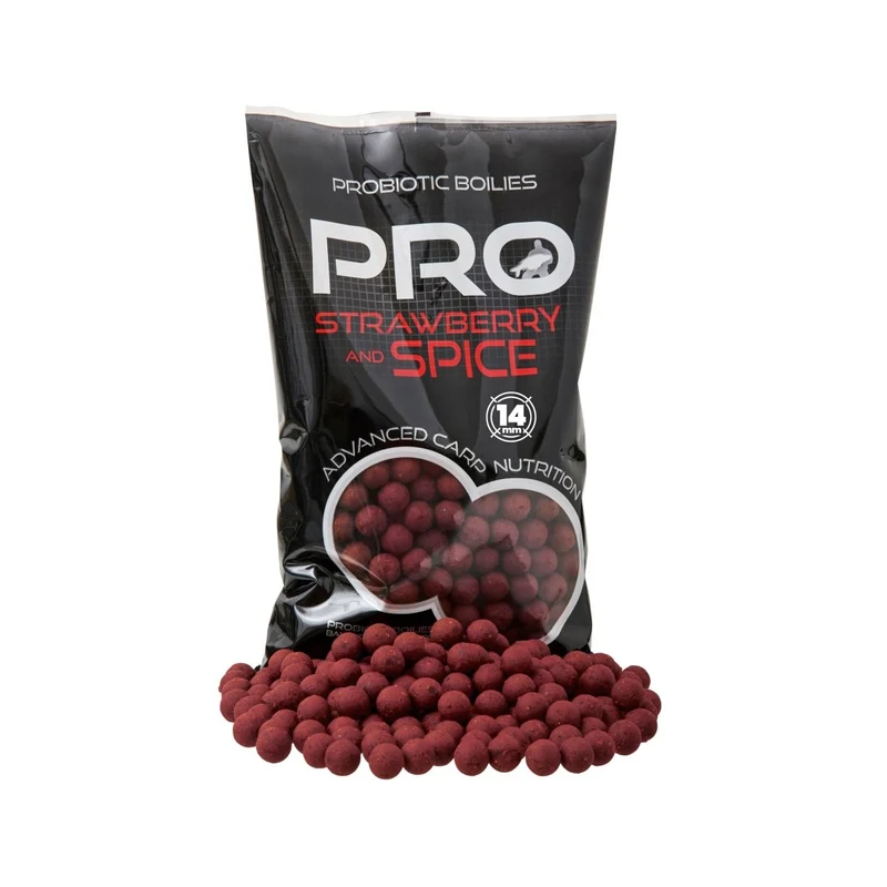 Bouillette Starbaits Probiotic Strawberry Spice 14mm