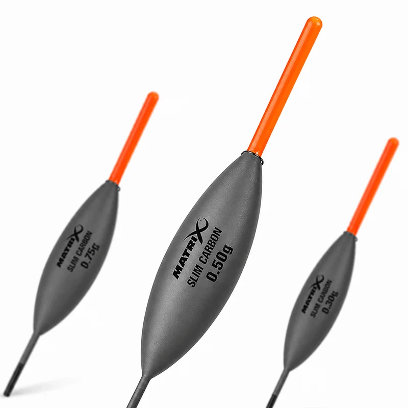 Slim Carbon Pole Float – Dobber (10 stuks) 💰