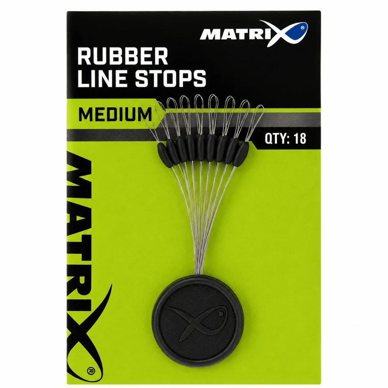 Rubber Line Stops Medium – Lijnstoppers (18 Stuks)
