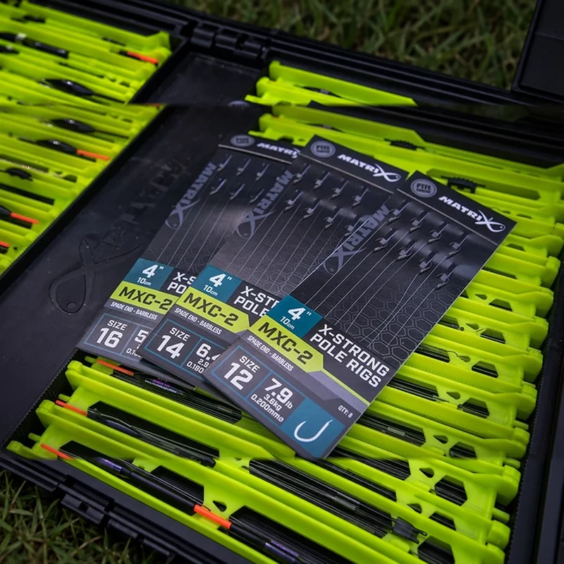 MXC-2 X-Strong Pole Barbless Rigs 4" – 10 cm Onderlijnen zonder Weerhaak