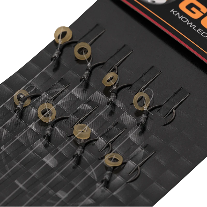 QM1 Bait Band Barbless Rigs 4" & 15" – 10 en 38 cm Onderlijnen met Bait Band en zonder Weerhaak