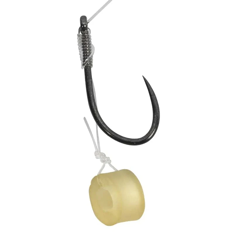 GPM-B Banded Hair Rigs Barbless 4" – 10 cm Onderlijnen met Bait Band en zonder Weerhaak