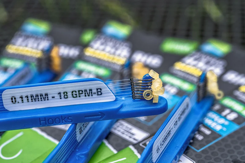 GPM-B Banded Hair Rigs Barbless 4" – 10 cm Onderlijnen met Bait Band en zonder Weerhaak