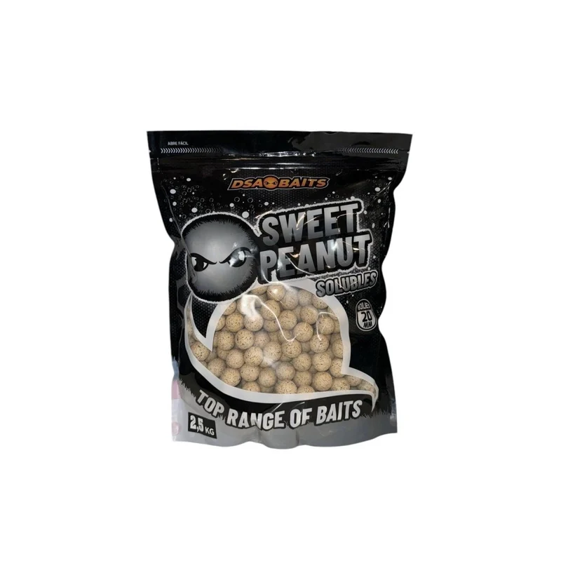 Bouillette Soluble DSA Baits Top Range Sweet Peanut 20 mm 2,5 kg