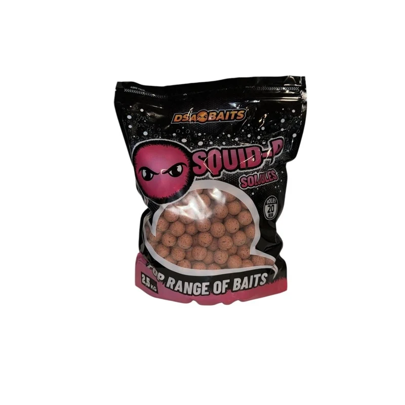 Bouillette Soluble DSA Baits Top Range Squid-P 20 mm 2,5 kg