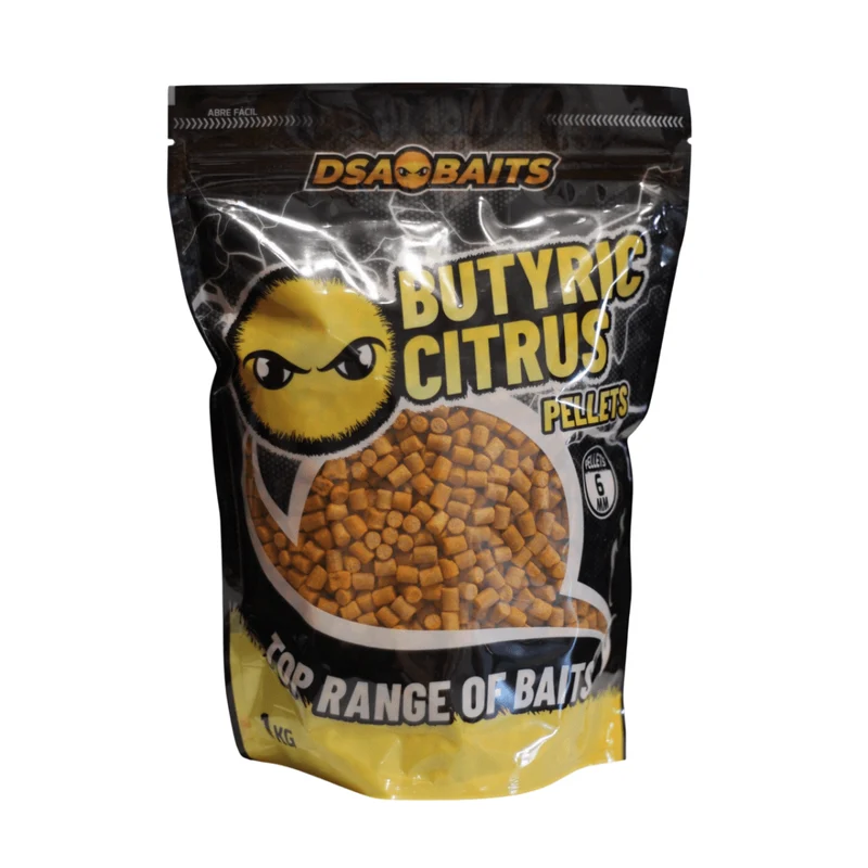 Pellets DSA Baits Top Range Butyric Citrus 6mm