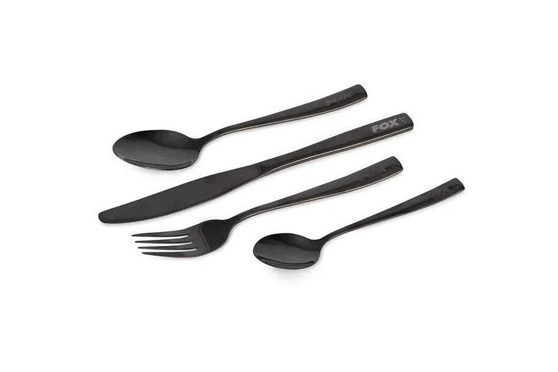 Ensemble de couverts Fox CookWare acier inoxydable noir