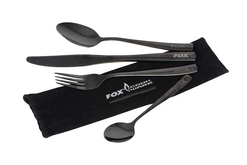 Ensemble de couverts Fox CookWare acier inoxydable noir