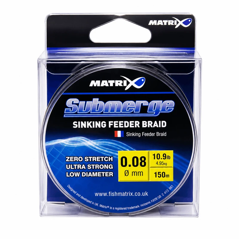 Submerge X Sinking Feeder Braid 150m – Zinkende Gevlochten Feederlijn