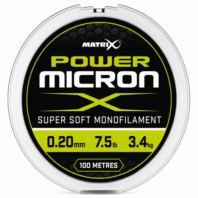 Power Micron 100m – Nylon Vislijn 💰