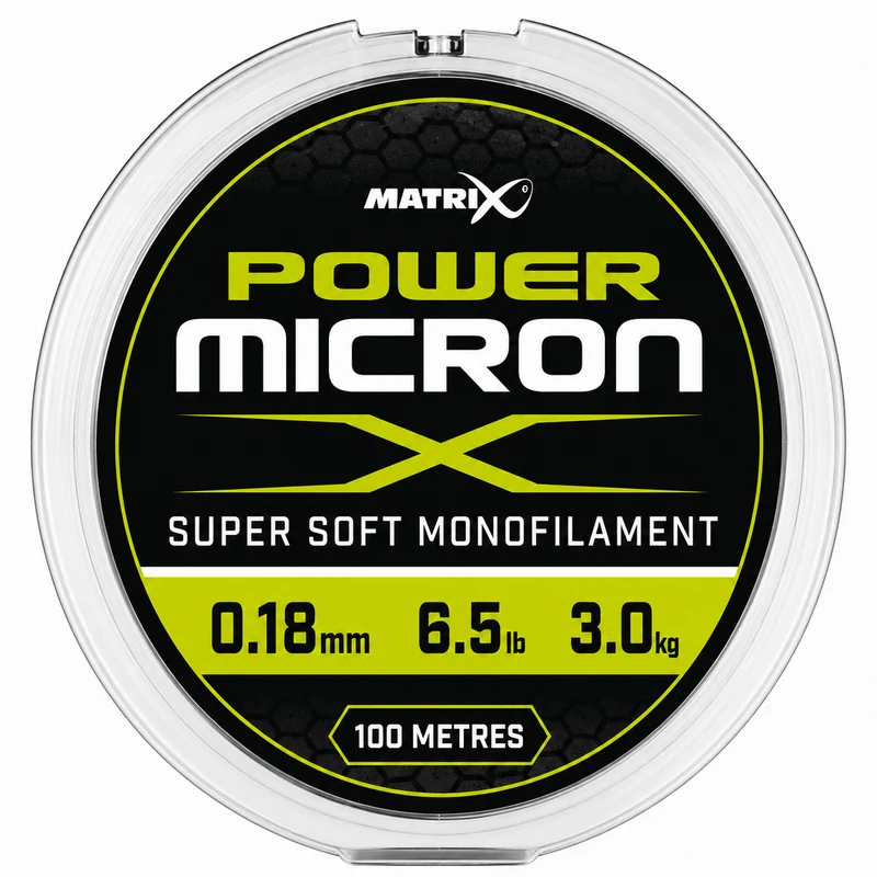 Power Micron 100m – Nylon Vislijn 💰