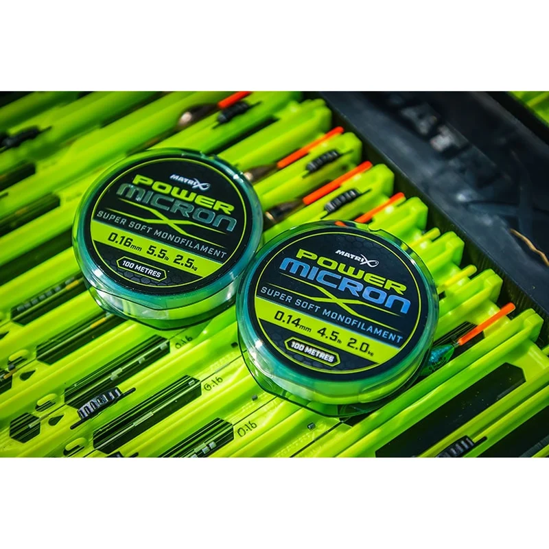 Power Micron 100m – Nylon Vislijn 💰