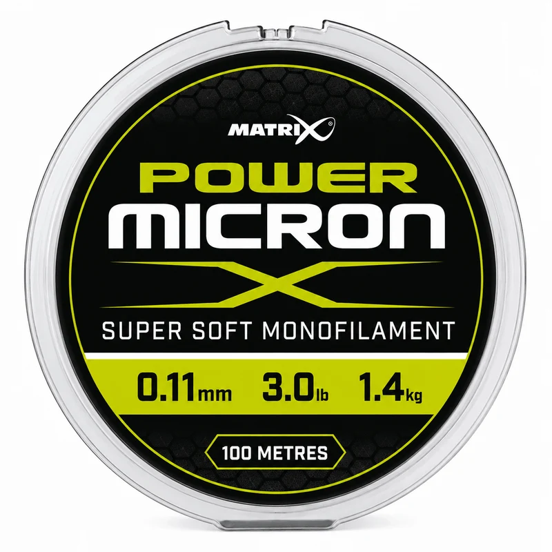 Power Micron 100m – Nylon Vislijn 💰