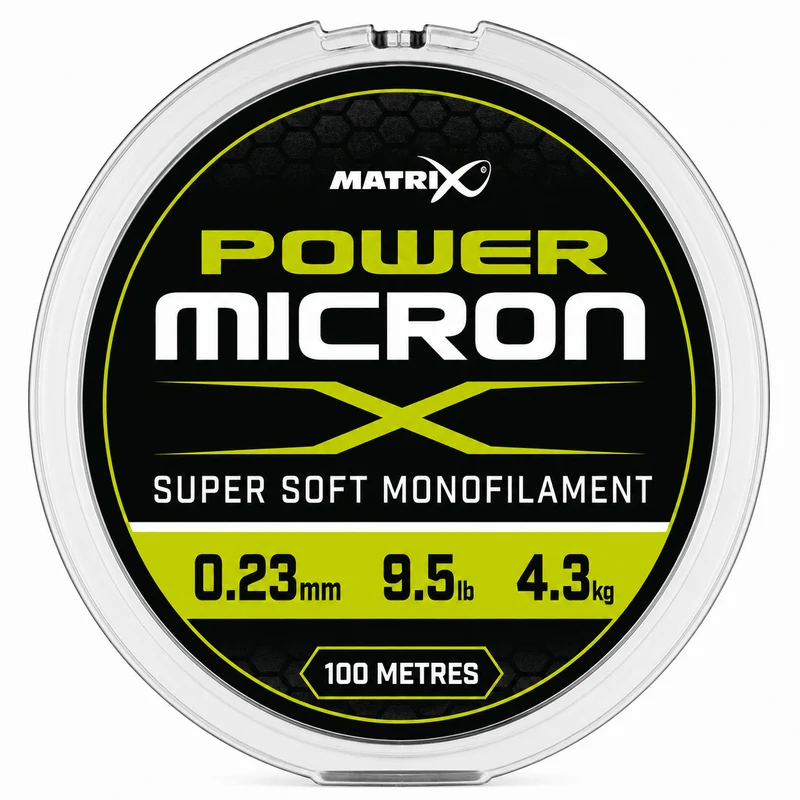 Power Micron 100m – Nylon Vislijn 💰