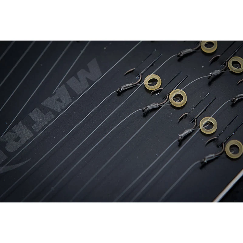 MXC-3 Bait Band Rigs Eyed Barbless 6" – 15 cm Onderlijnen met Bait Band en zonder Weerhaak
