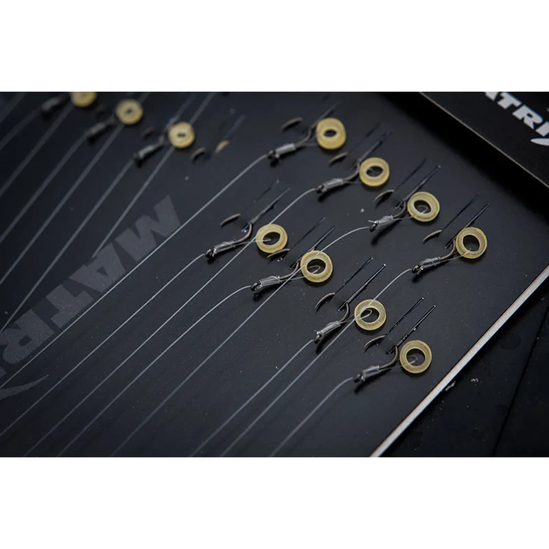 MXC-3 Bait Band Rigs Eyed Barbless 6" – 15 cm Onderlijnen met Bait Band en zonder Weerhaak