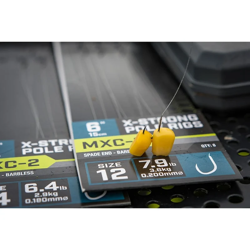 MXC-2 X-Strong Spade End Barbless Pole Rigs 6" – 15 cm Onderlijnen zonder Weerhaak 💰
