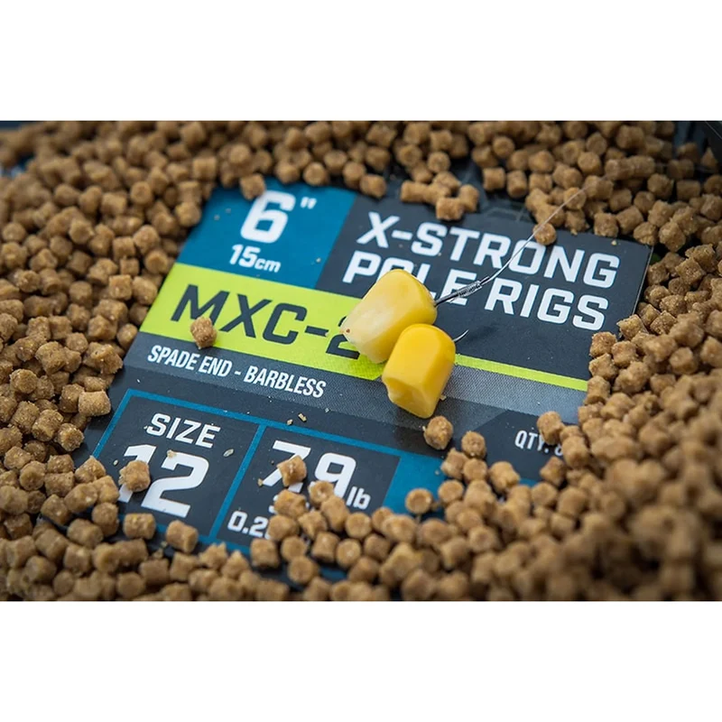 MXC-2 X-Strong Spade End Barbless Pole Rigs 6" – 15 cm Onderlijnen zonder Weerhaak 💰