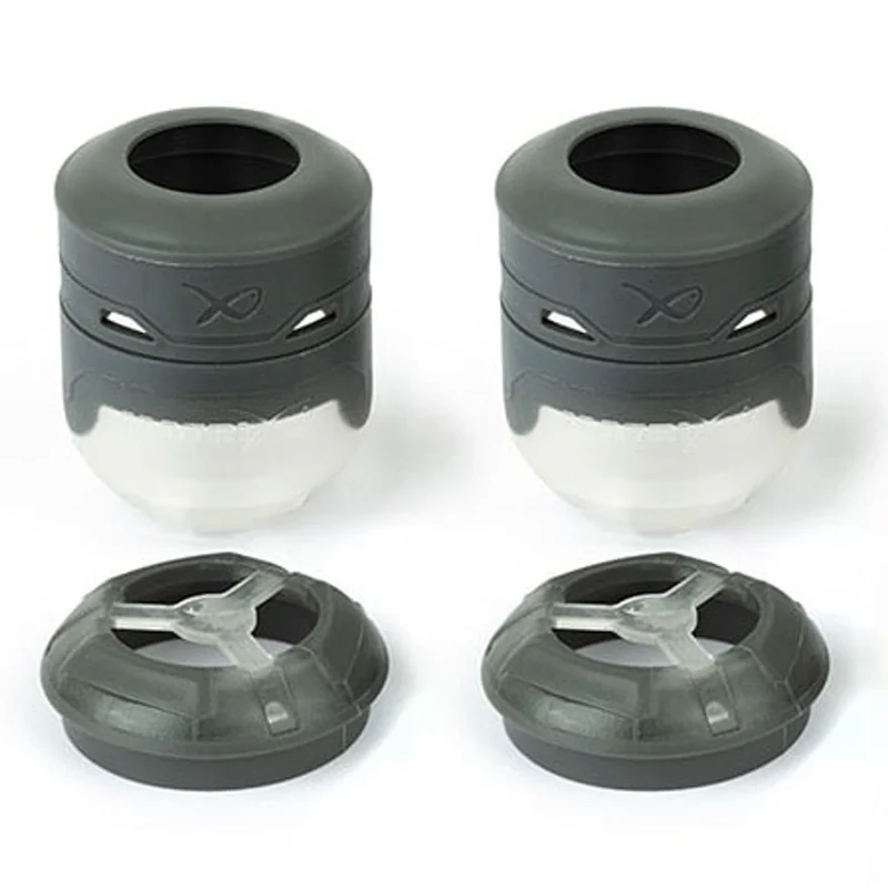 Flexible Toss Pots + 2 Lids – Flexibele Voerpotten met 2 Deksels (2 stuks)