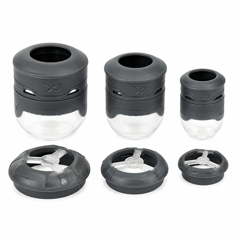 Flexible Toss Pots + 2 Lids – Flexibele Voerpotten met 2 Deksels (2 stuks)