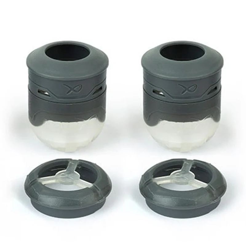 Flexible Toss Pots + 2 Lids – Flexibele Voerpotten met 2 Deksels (2 stuks)