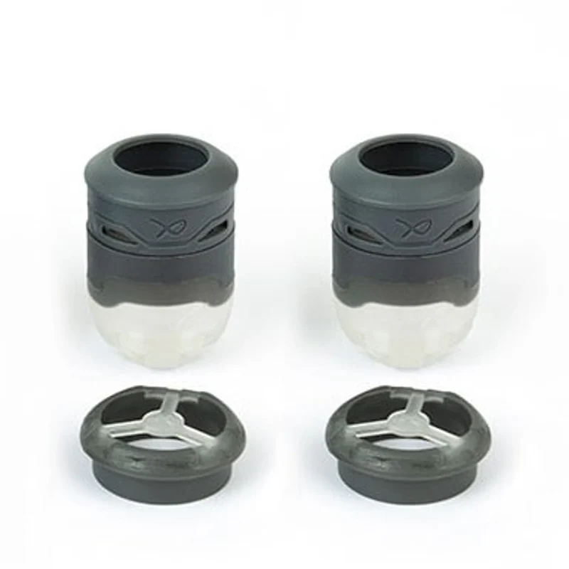Flexible Toss Pots + 2 Lids – Flexibele Voerpotten met 2 Deksels (2 stuks)