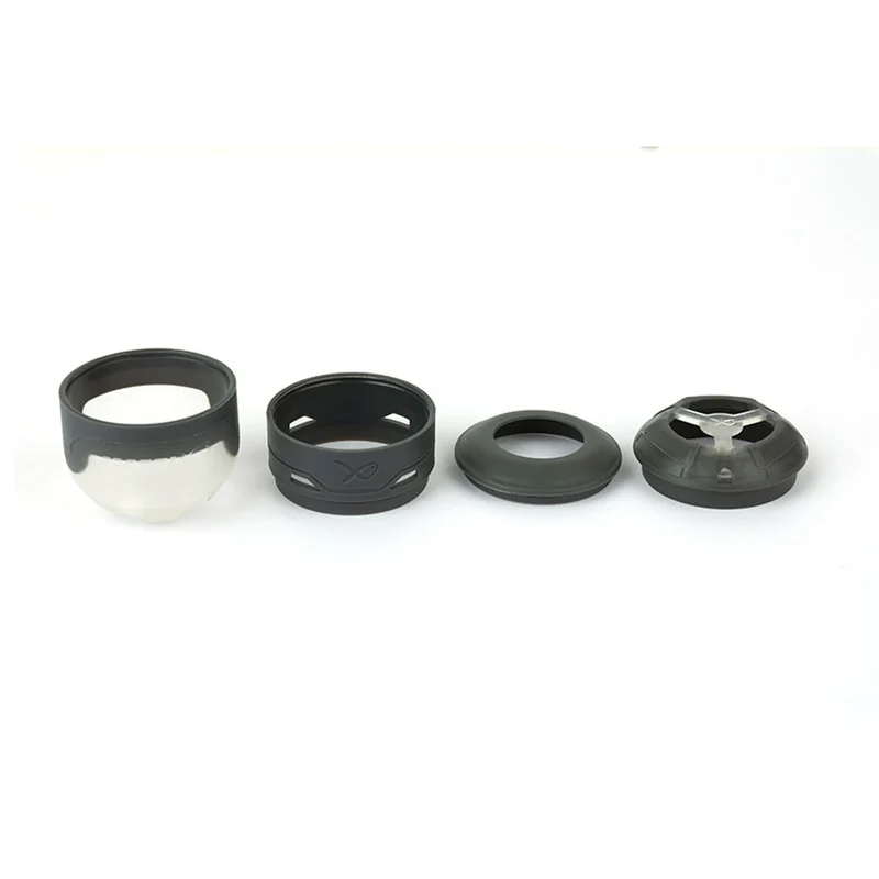 Flexible Toss Pots + 2 Lids – Flexibele Voerpotten met 2 Deksels (2 stuks)