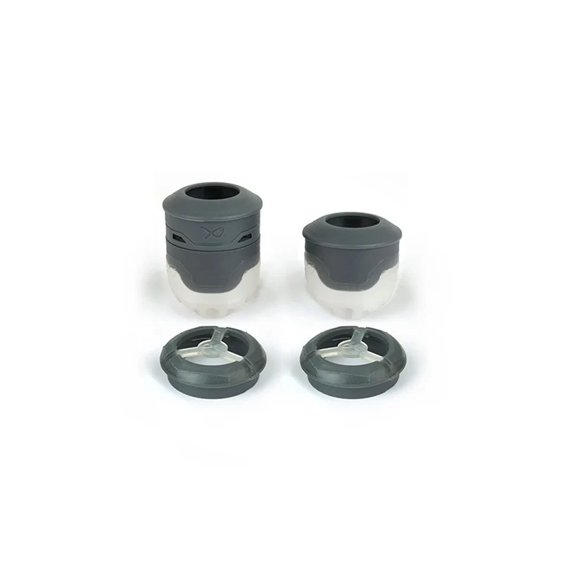 Flexible Toss Pots + 2 Lids – Flexibele Voerpotten met 2 Deksels (2 stuks)