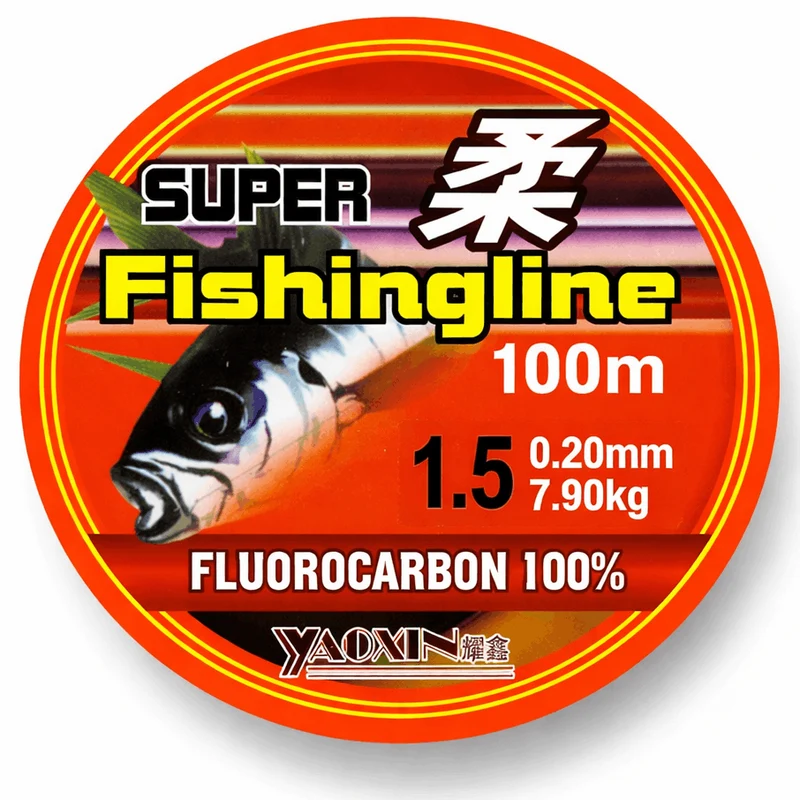 Super Fishing Line Fluorocarbon 100m – Fluorocarbon Vislijn 💰