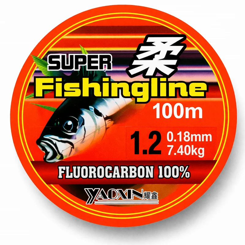 Super Fishing Line Fluorocarbon 100m – Fluorocarbon Vislijn 💰