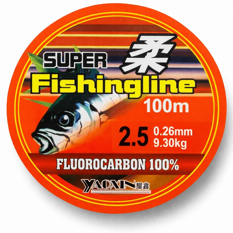 Super Fishing Line Fluorocarbon 100m – Fluorocarbon Vislijn 💰