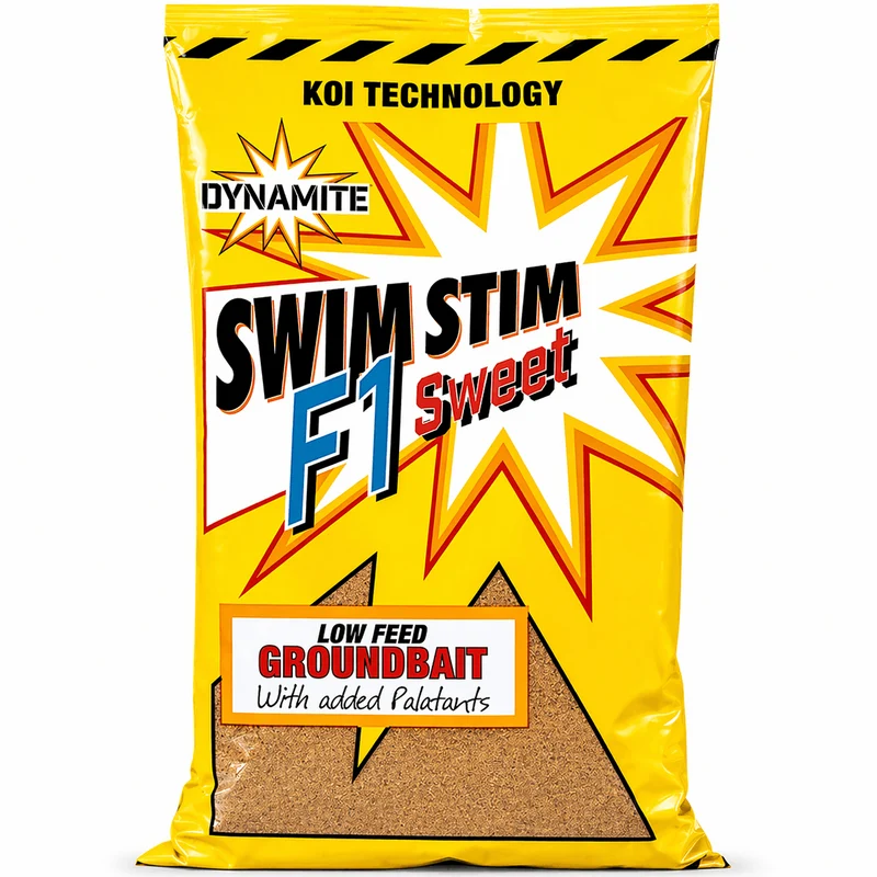 Swim Stim F1 Sweet Low Feed Groundbait 900g – Zoet F1-karpergrondvoer met Lage Voedingswaarde