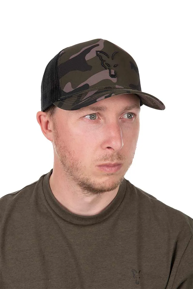 Casquette Fox Trucker Negra-Camo