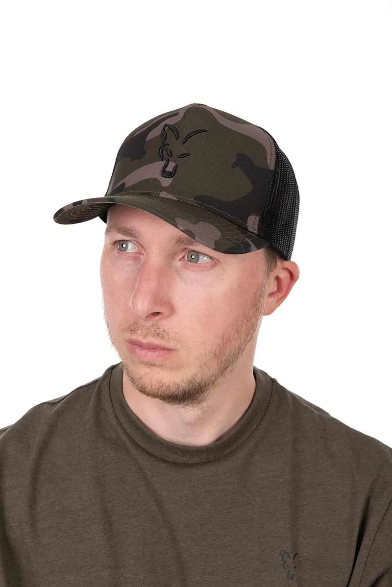 Casquette Fox Trucker Negra-Camo