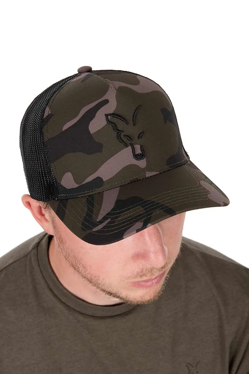 Casquette Fox Trucker Negra-Camo