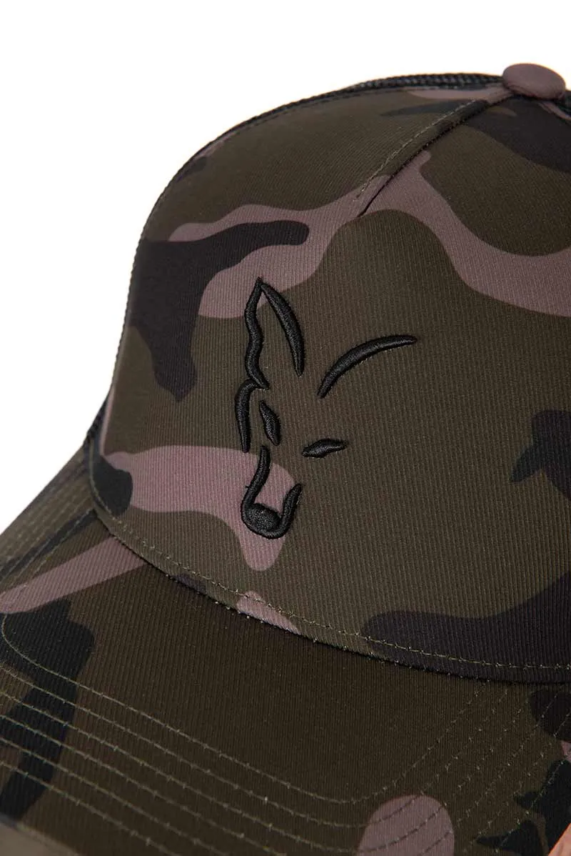 Casquette Fox Trucker Negra-Camo