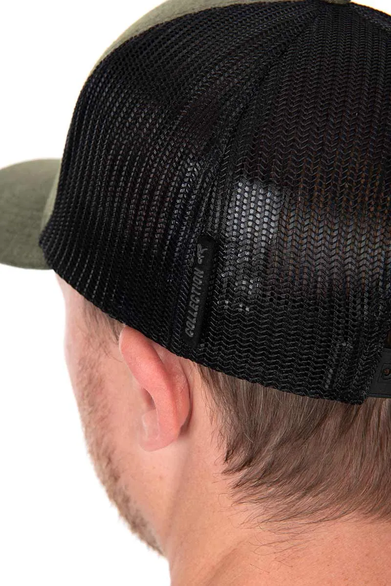 Casquette Fox Trucker Verde-Negra