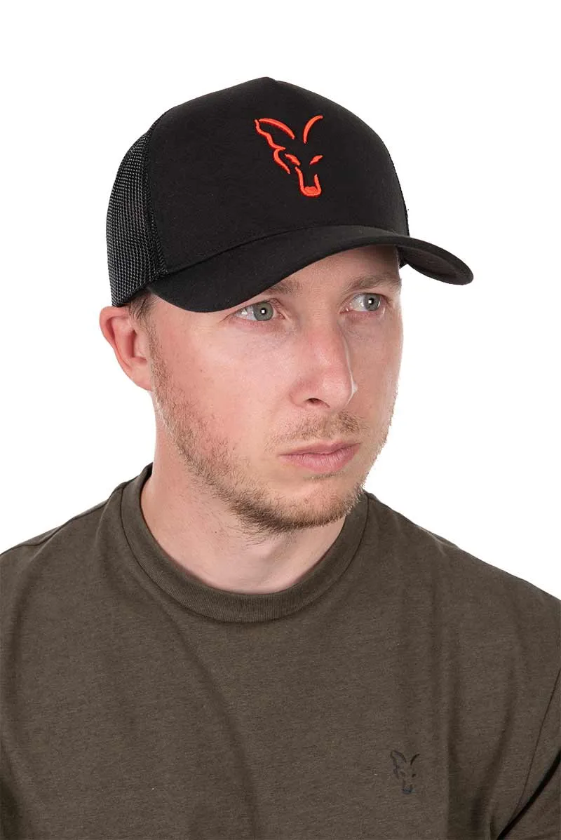 Casquette Fox Trucker Negro-Naranja